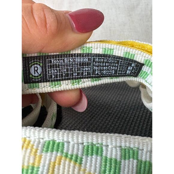 Teva Flatform Universal Sandals Picnic Slice Yarrow Size 9 - Picture 7 of 9